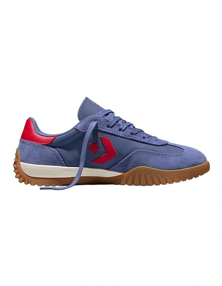 Run Star Trainer Suede in Indigo Storm/Red/Gum image 1