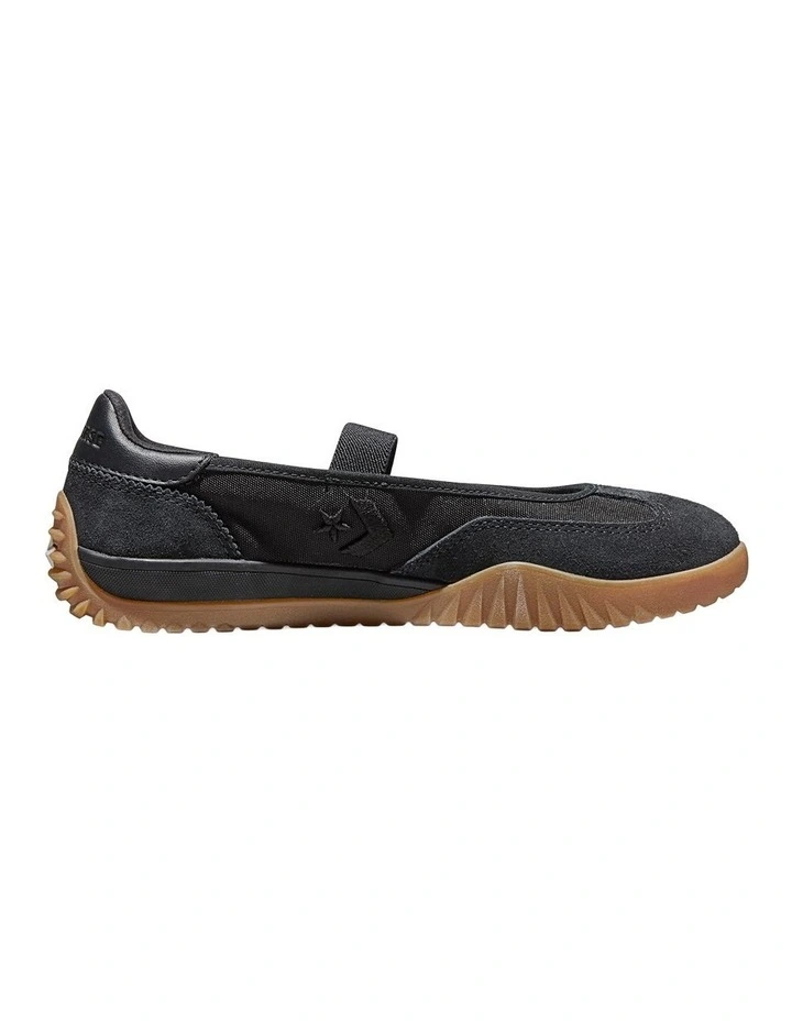 Run Star Trainer Ballet Flat in Black/Black/Gum image 1