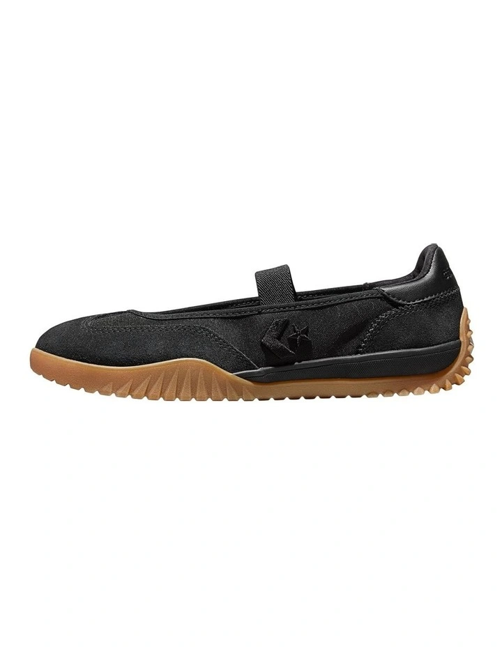 Run Star Trainer Ballet Flat in Black/Black/Gum image 3