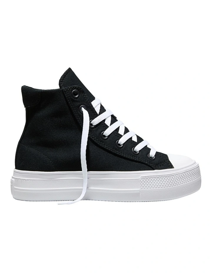 CONVERSE CHUCK TAYLOR ALL STAR DAY ONE PLATFORM CANVAS BLACK/WHITE/WHITE image 1