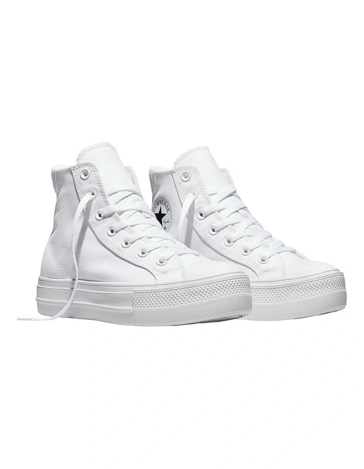 CONVERSE CHUCK TAYLOR ALL STAR DAY ONE PLATFORM CANVAS WHITE image 3
