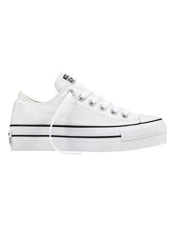 Chuck Taylor All Star Lift Canvas Low Top Sneaker in White