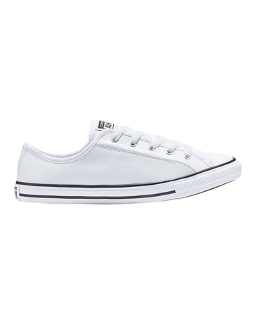 Chuck Taylor All Star Dainty Leather Low Top Sneaker in White