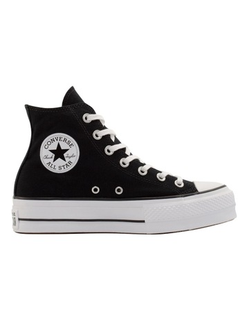 Chuck Taylor All Star Lift Hi Top Sneaker in Black/White