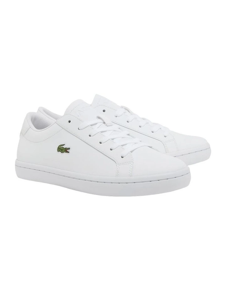 Straightset 2.0 Leather Sneakers in White image 2