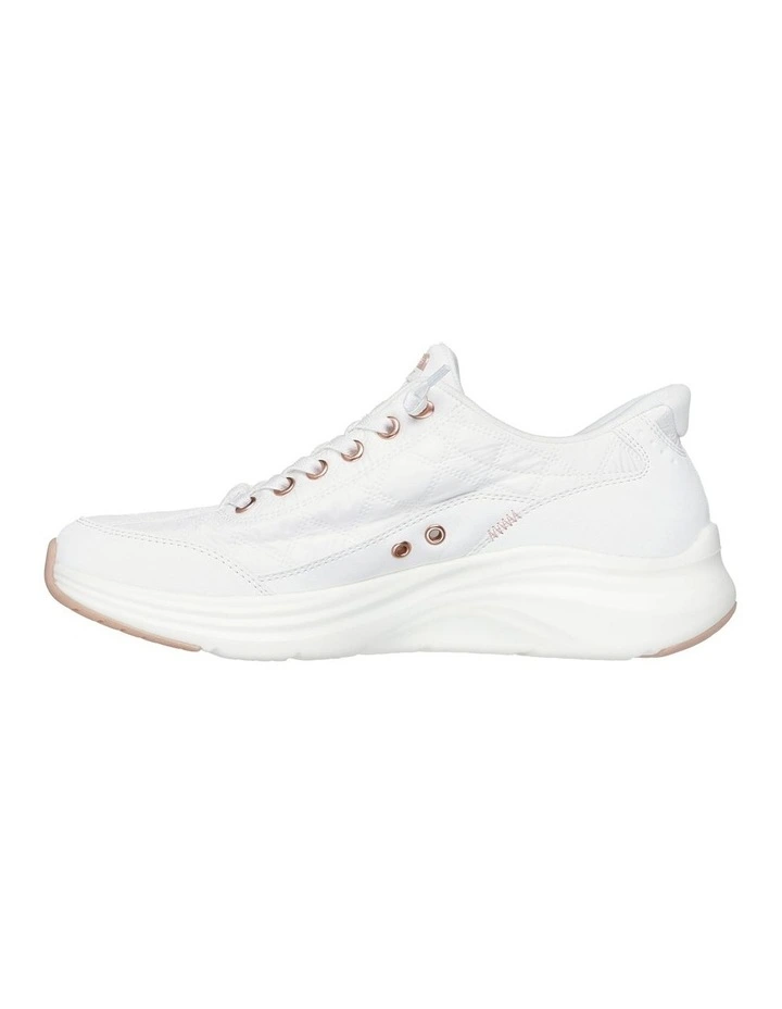 150413 Cozy Fit Contour Foam Slip-Ins Shoes in White image 5