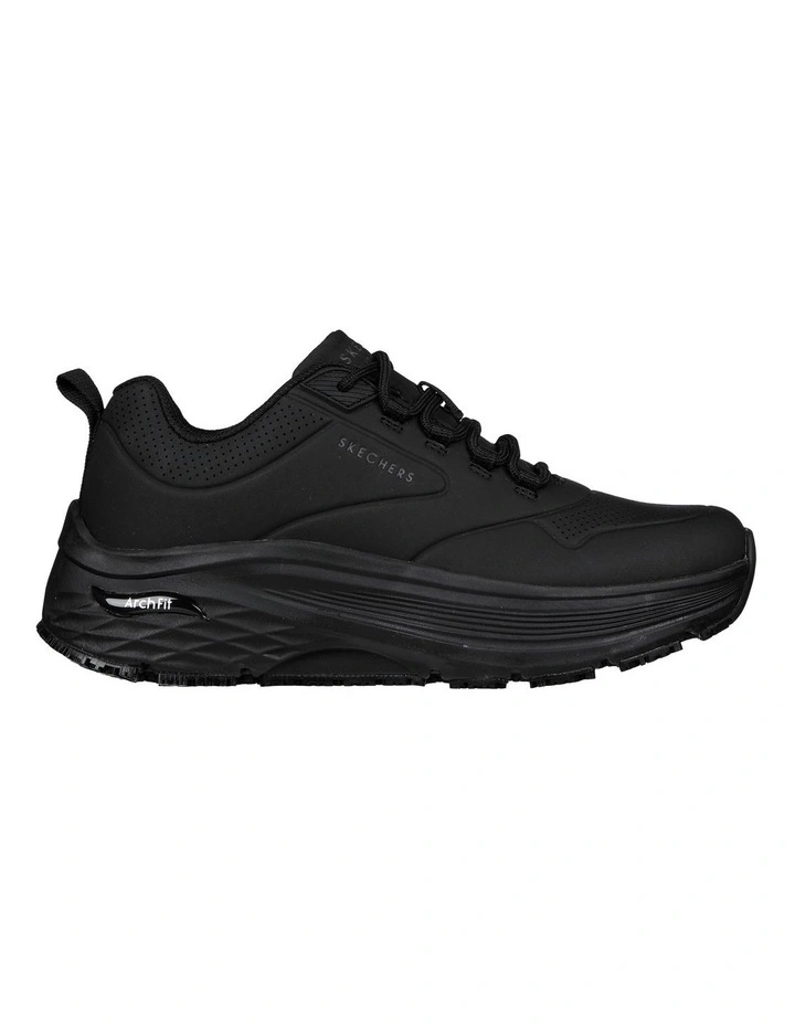 Work Max Cushioning Arch Fit Slip Resistant Shoe in Black image 2