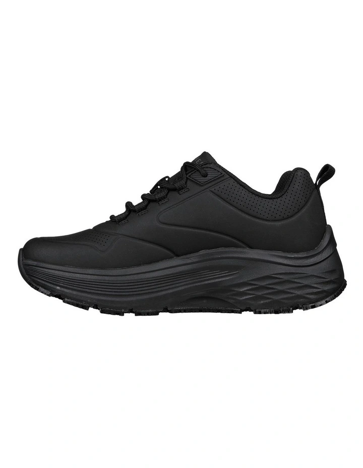 Work Max Cushioning Arch Fit Slip Resistant Shoe in Black image 3