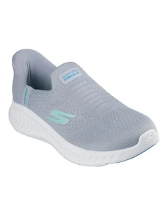 Slip-Ins GO Walk Now Anahi Shoe in Grey/Aqua