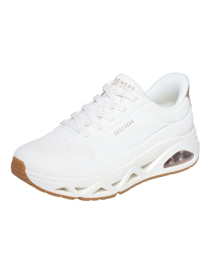 Slip-Ins Uno Glide-Step Glide On Air Shoes in White image 5