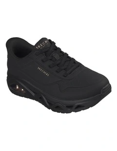 Slip-Ins Uno Glide-Step Glide On Air Shoes in Black