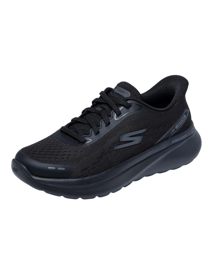 Go Walk Arch Fit N-Joy Sneaker in Black image 2