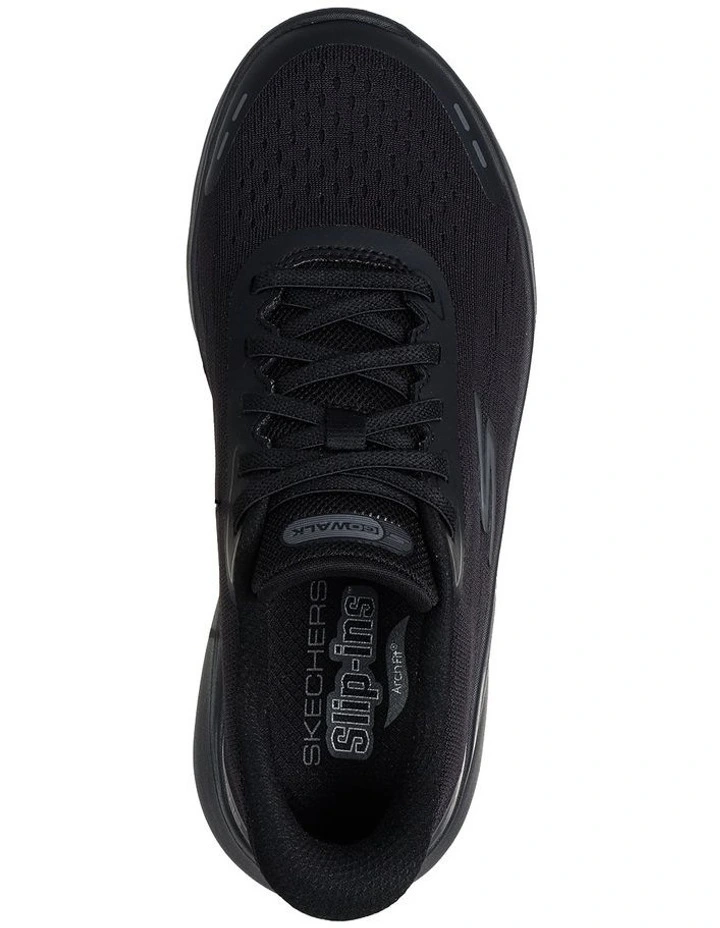 Go Walk Arch Fit N-Joy Sneaker in Black image 4