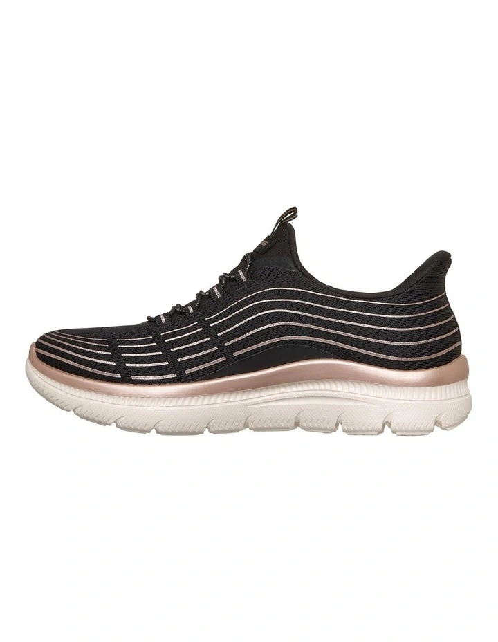 Slip-Ins Summits Plus Shoes in Black/Rose Gold image 6