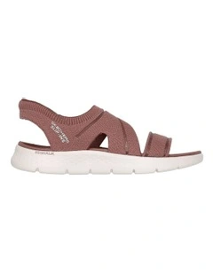 141482 Skechers Slip-Ins: Go Walk Flex Sandal - Enticing in Brn Brown