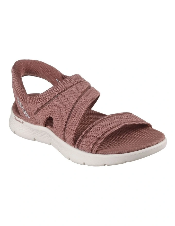 141482 Skechers Slip-Ins: Go Walk Flex Sandal - Enticing in Brn Brown image 4