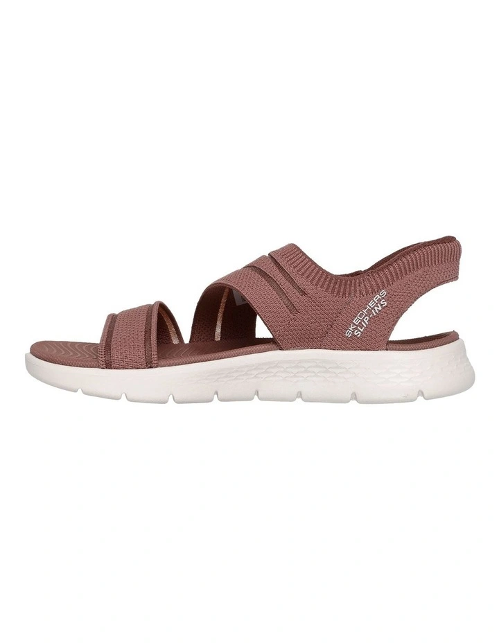 141482 Skechers Slip-Ins: Go Walk Flex Sandal - Enticing in Brn Brown image 5