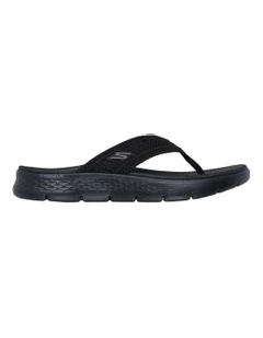 141459 Go Walk Flex Sandal - Holly Shoes in BBK Black