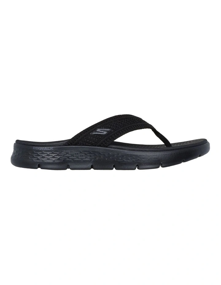 141459 Go Walk Flex Sandal - Holly Shoes in BBK Black image 1