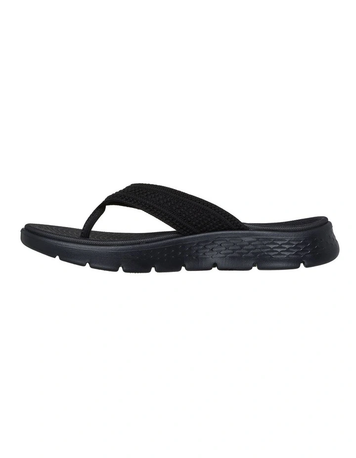 141459 Go Walk Flex Sandal - Holly Shoes in BBK Black image 5