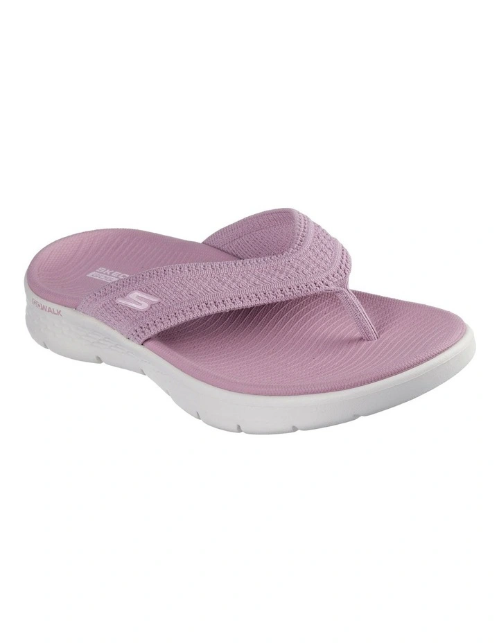 141459 Go Walk Flex Holly Sandal in MVE Mauve image 4