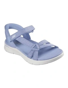 141481W PERI - SKECHERS SLIP-INS: GO WALK FLEX SANDAL - ILLUMINATE