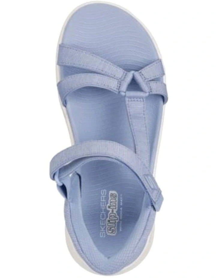 141481W Go Walk Flex Slip-Ins Sandal in Blue image 3