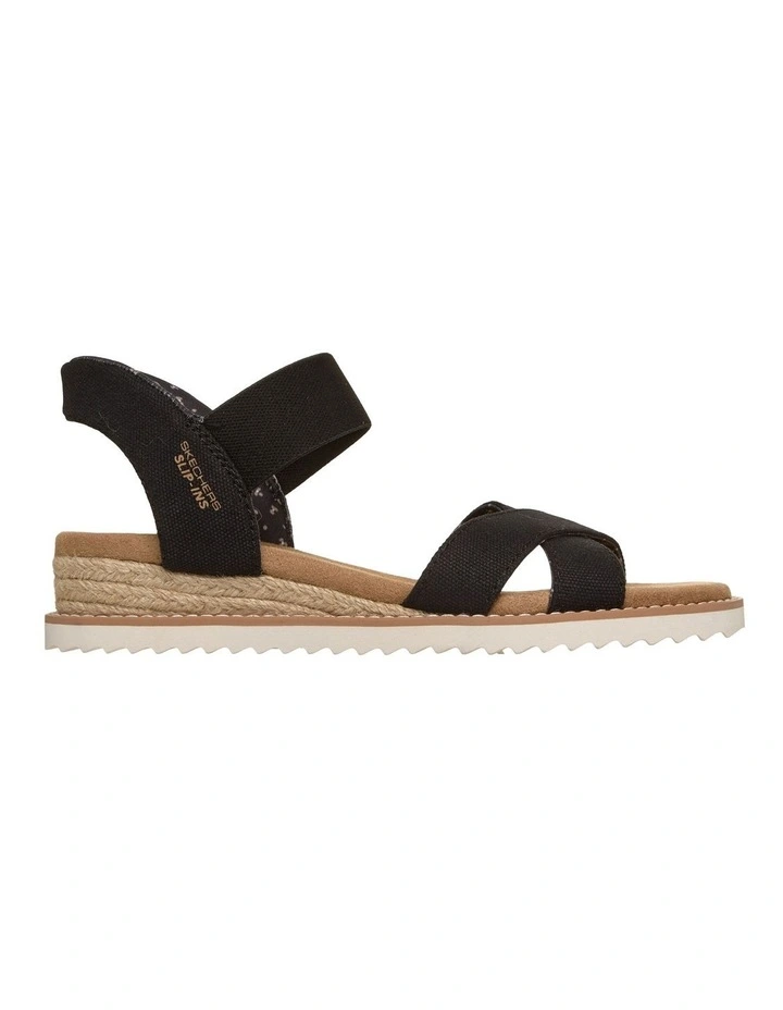 Golden Lily Bobs Desert Kiss Sandal in Black image 2