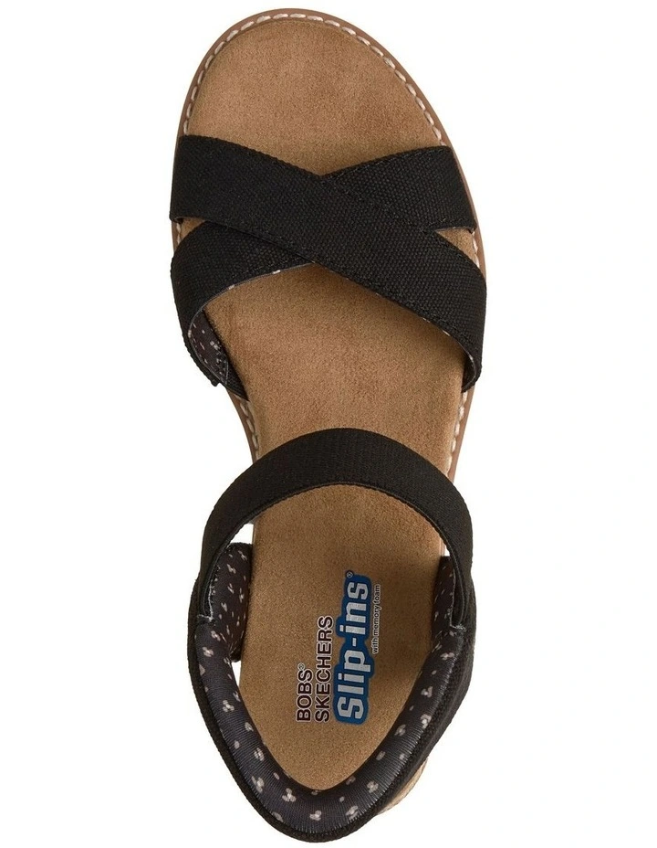 Golden Lily Bobs Desert Kiss Sandal in Black image 4