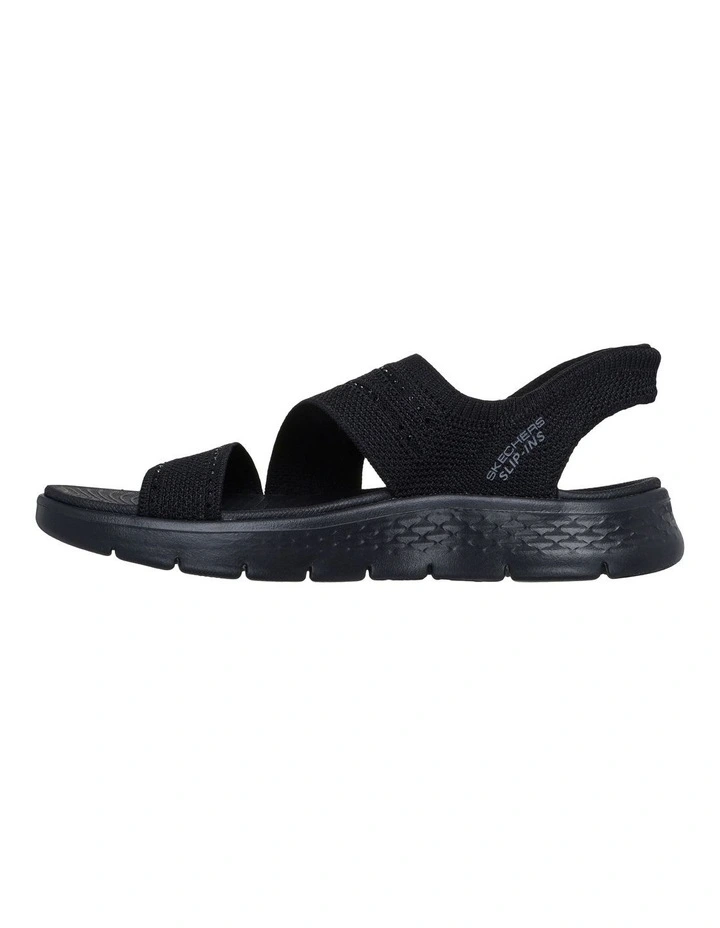 Go Walk Flex Sandal-Belle in Black image 3