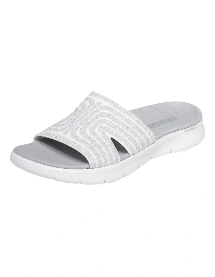 141502 Go Walk Flex Sandal in White image 1