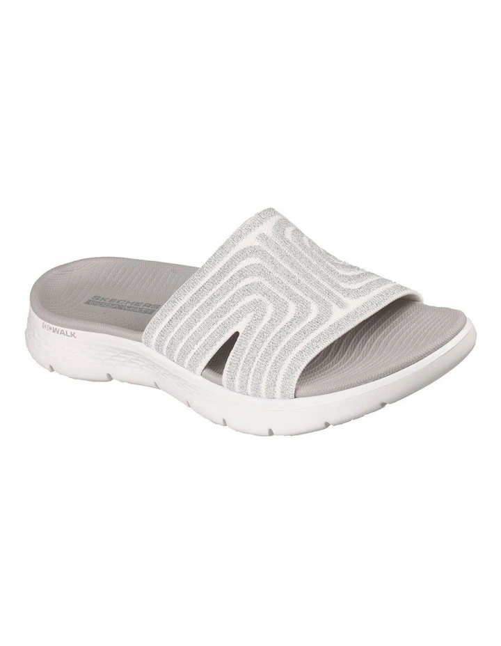 141502 Go Walk Flex Sandal in White image 3