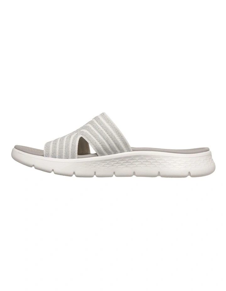 141502 Go Walk Flex Sandal in White image 4