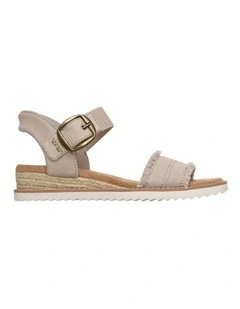 114419 TPE - SKECHERS SLIP-INS: BOBS DESERT KISS - FRAYED FUN