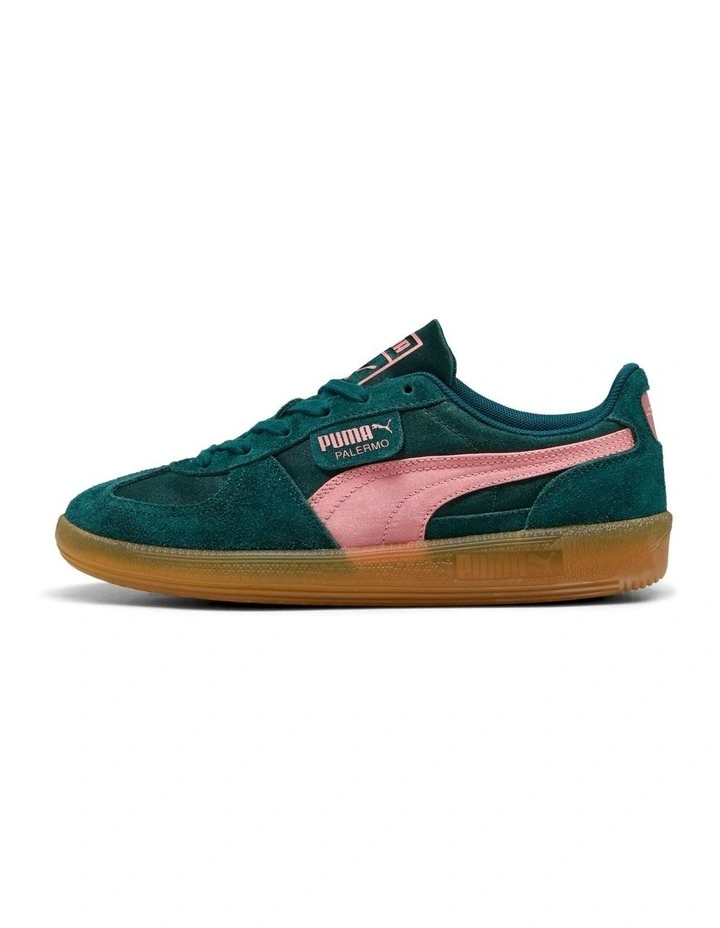 Palermo Satin Shoe in Green image 1