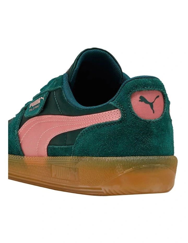Palermo Satin Shoe in Green image 4