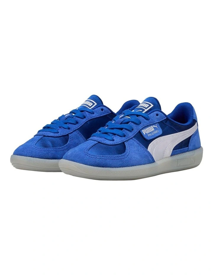 Palermo Satin Shoes in Blue image 3