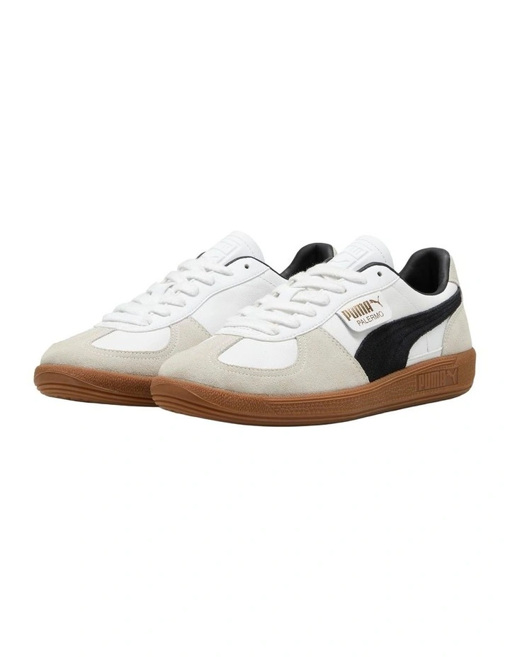 Palermo Lth Shoes in White image 3
