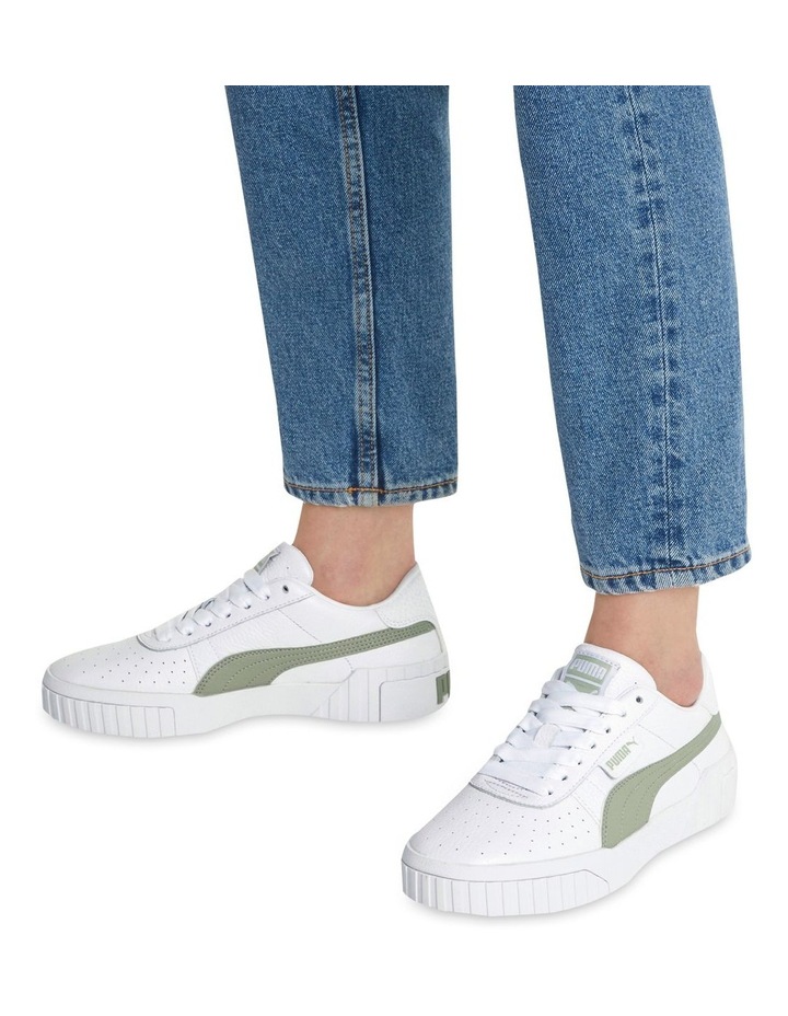 Puma Cali White/Green Sneaker | MYER