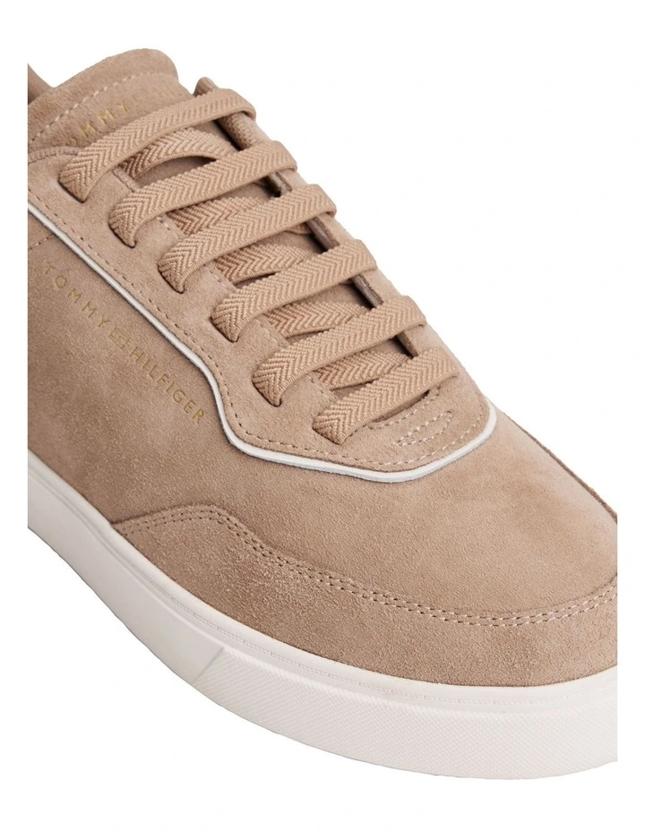 Suede Cupsole Sneakers in Pink image 5