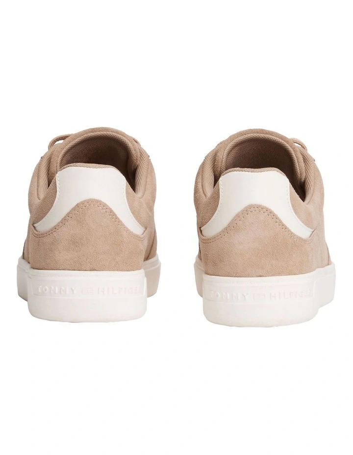 Suede Cupsole Sneakers in Pink image 6