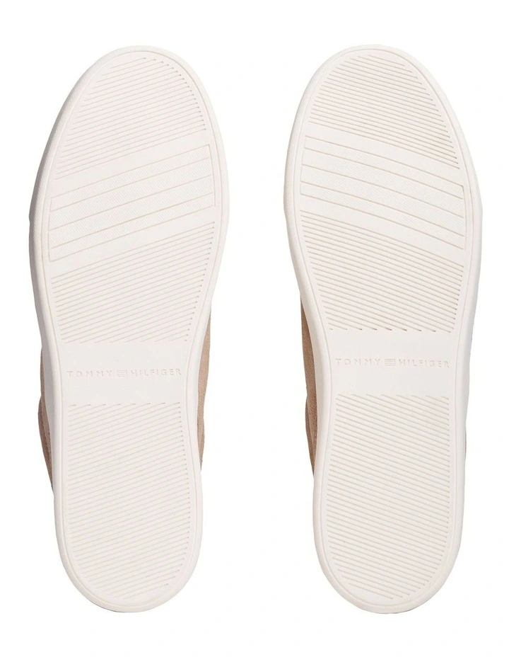 Suede Cupsole Sneakers in Pink image 7