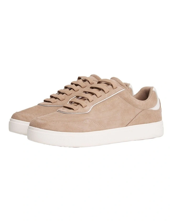 Suede Cupsole Sneakers in Brown image 2