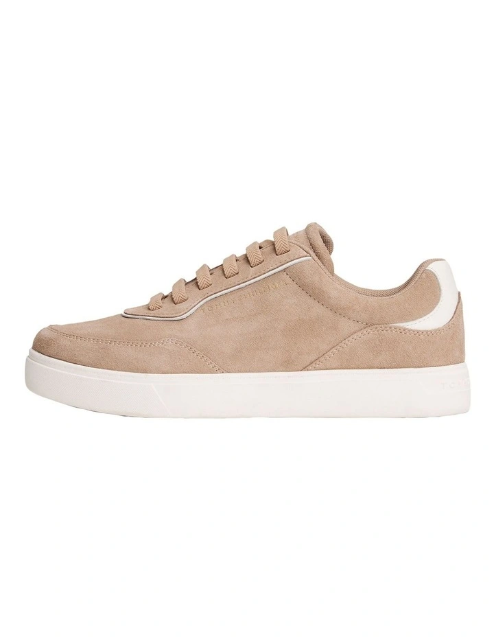 Suede Cupsole Sneakers in Brown image 5