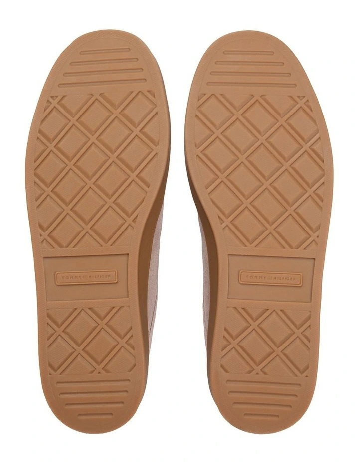 Monogram Suede Court Sneakers in Beige image 7