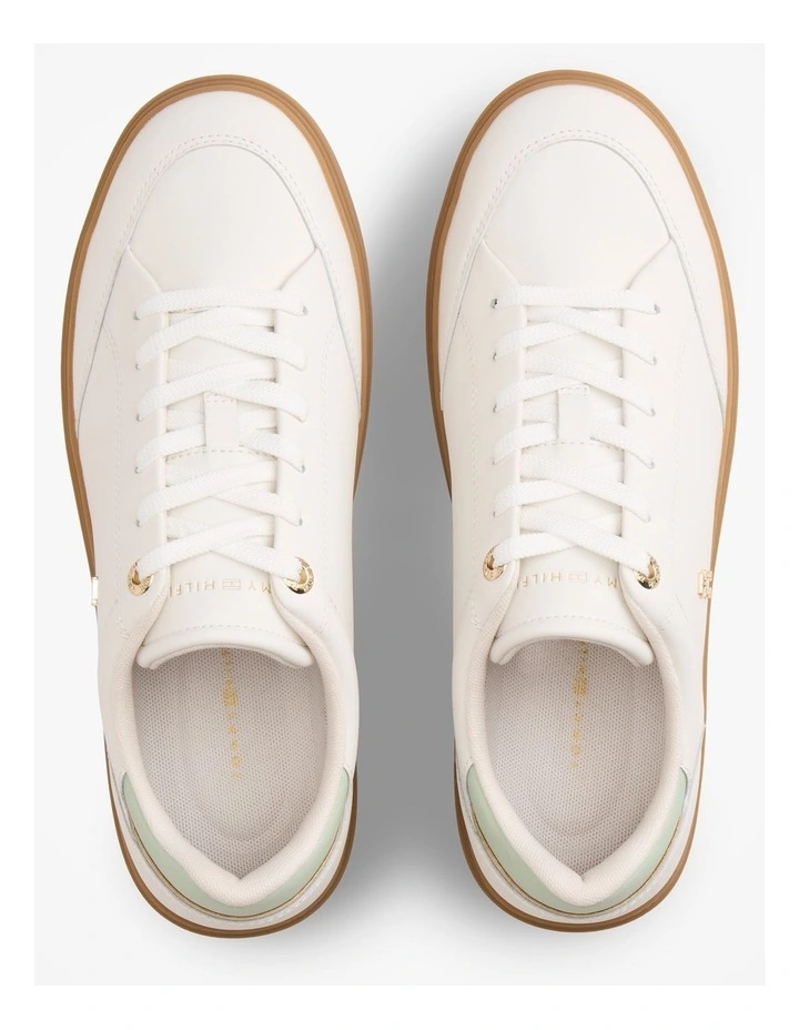 TH Monogram Leather Trainers image 3