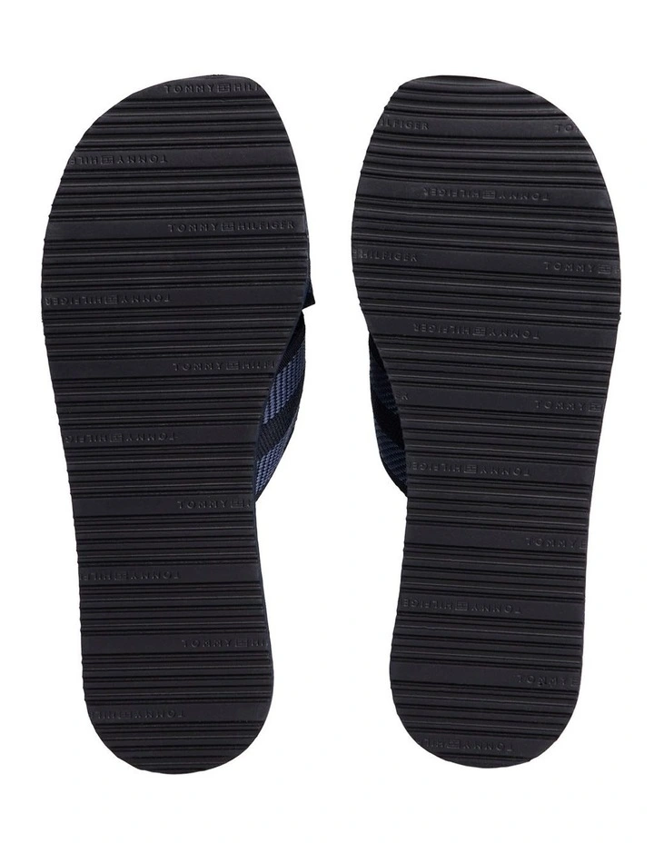 Demi Cross Strap Beach Sandal in Navy image 7