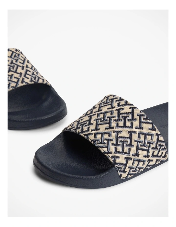 Maezie Monogram Pool Slide in Space image 5