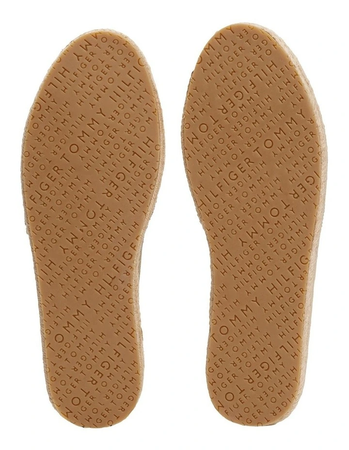Denim Platform Espadrilles in Horseradish image 5