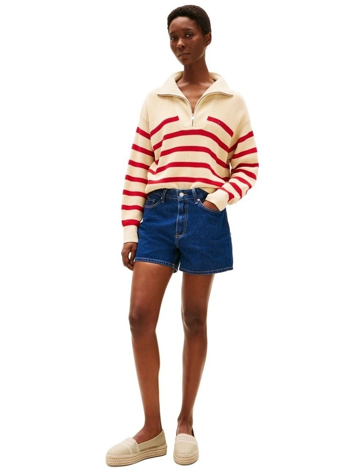 Denim Platform Espadrilles in Horseradish image 7